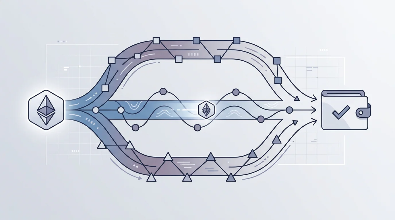 Imagen editorial sobre redes y criptomonedas compatibles